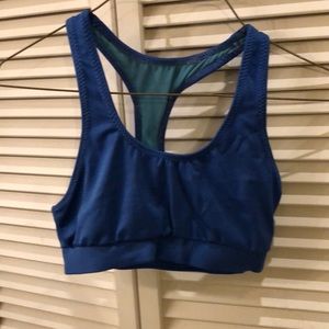 Blue lifeguard bikini top